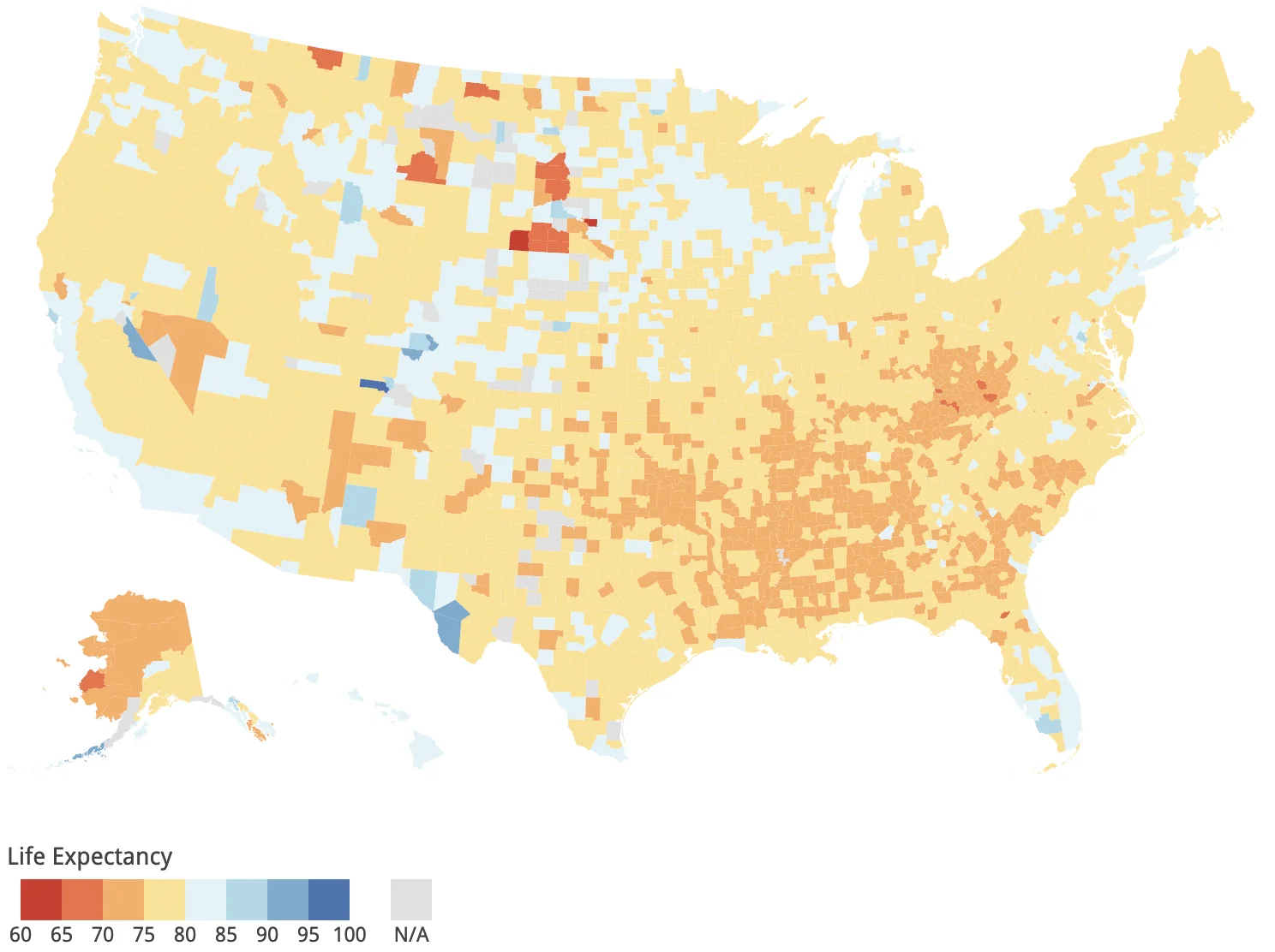 US Life Expectancy